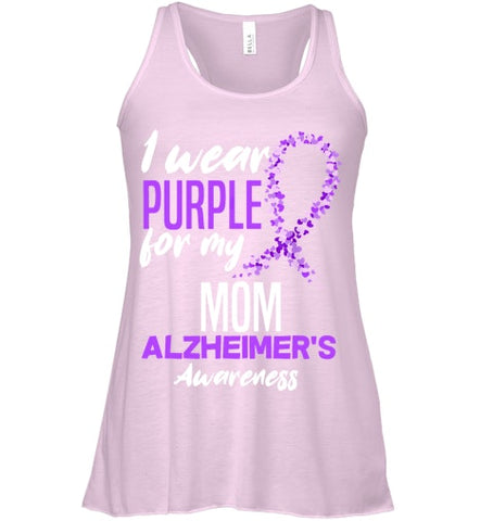 Image of I Wear Purple For My Mom Dementia Alzheimer s Awareness T Shirt