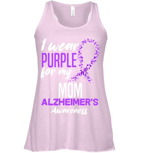 I Wear Purple For My Mom Dementia Alzheimer s Awareness T Shirt