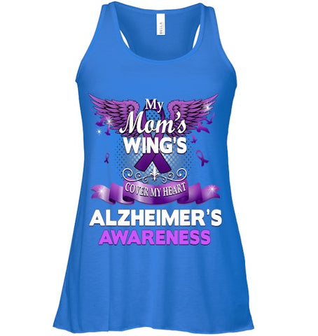 Image of Alzheimer s Awareness Products Mom s Wings Cover My Heart T Shirt