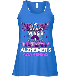 Alzheimer s Awareness Products Mom s Wings Cover My Heart T Shirt