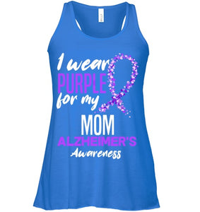 I Wear Purple For My Mom Dementia Alzheimer s Awareness T Shirt