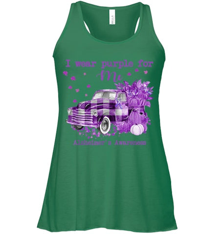 Image of I Wear Purple Pumpkin Truck For Me Alzheimer's Awareness