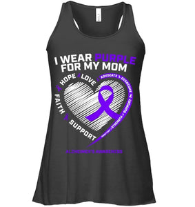 Purple Alzheimers Awareness Products Mom Gifts Men Women T Shirt