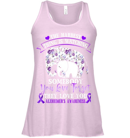 Image of Alzheimer Purple Floral Pansy Dementia Alzheimer s Awareness T Shirt (1)