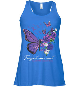 Forget me not Dementia Alzheimer Awareness Butterfly Flower