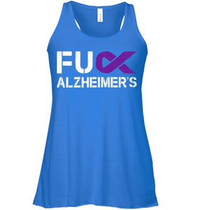 Fuck FU Alzheimer s Awareness Month Purple Ribbon Fighter T Shirt