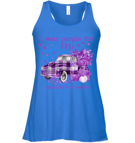 Image of I Wear Purple Pumpkin Truck For Me Alzheimer's Awareness