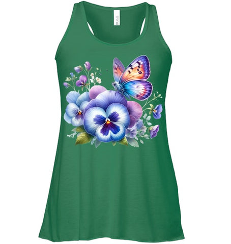 Image of alzheimer Viola floral pansy dementi alzheimer s awareness T Shirt