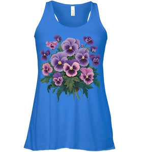 Purple Floral Pansy Dementia Alzheimer's Awareness