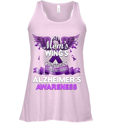 Image of Alzheimer s Awareness Products Mom s Wings Cover My Heart T Shirt