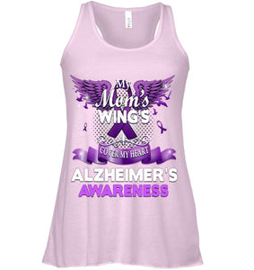 Alzheimer s Awareness Products Mom s Wings Cover My Heart T Shirt