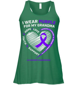 Purple Alzheimers Awareness Products grandma Gifts Men Women