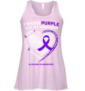 Purple Alzheimers Awareness Products grandma Gifts Men Women