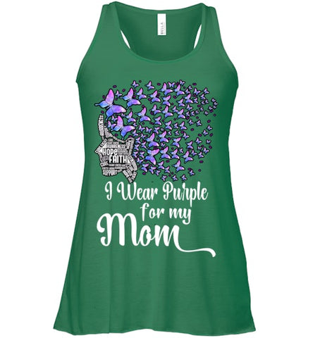 Image of I Wear Purple For My Mom Alzheimers T Shirt