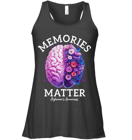 Image of Alzheimer's Awareness Memories Matter Brain Flowers