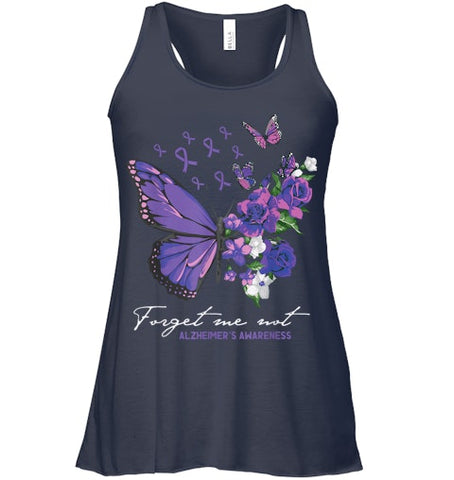 Image of Forget me not Dementia Alzheimer Awareness Butterfly Flower