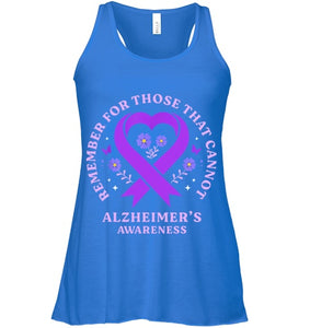 Remember For Those That Cannot Alzheimer s Awareness Ribbon T Shirt