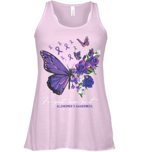 Forget me not Dementia Alzheimer Awareness Butterfly Flower