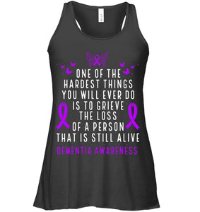 Dementia Awareness Month Butterfly Warrior Alzheimers T Shirt