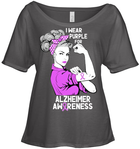 Image of I Wear Purple For Dementia Alzheimers Awareness June