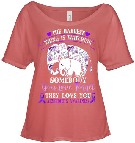 Image of Alzheimer Purple Floral Pansy Dementia Alzheimer s Awareness T Shirt (1)