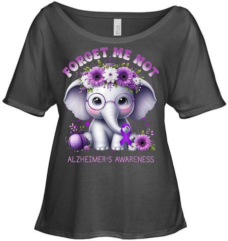 Image of Forget Me Not Alzheimer's Awareness Purple Elephant Flowers