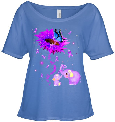 Image of I Will Remember For You Elephant Flower Alzheimers Awareness T Shirt