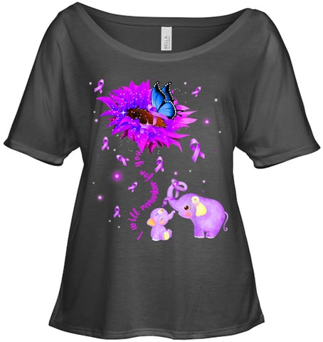 Image of I Will Remember For You Elephant Flower Alzheimers Awareness T Shirt