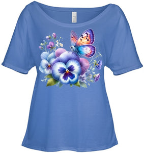 alzheimer Viola floral pansy dementi alzheimer s awareness T Shirt