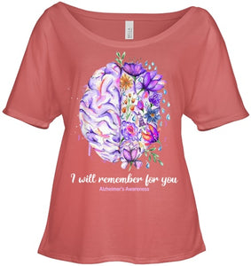 I Will Remember For You Brain Alzheimer's Awareness