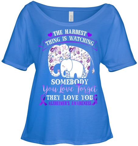 Image of Alzheimer Purple Floral Pansy Dementia Alzheimer s Awareness T Shirt (1)