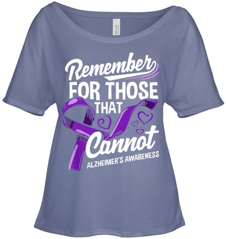 Image of Alzheimers Awareness Purple Ribbon Supporter Alzheimers T Shirt