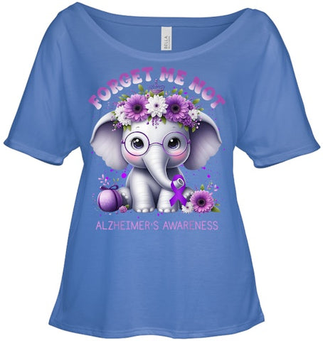 Image of Forget Me Not Alzheimer's Awareness Purple Elephant Flowers