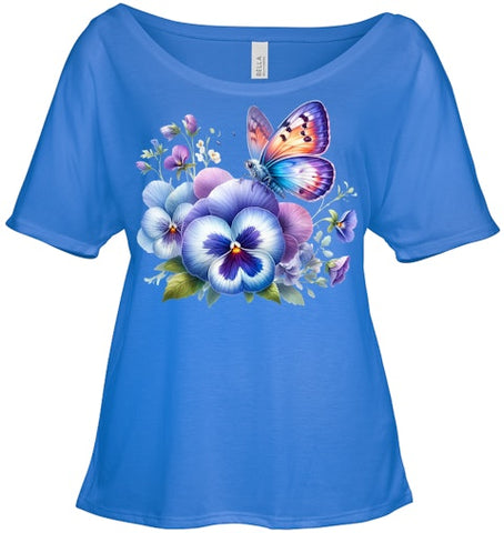 Image of alzheimer Viola floral pansy dementi alzheimer s awareness T Shirt