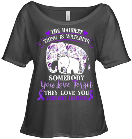 Image of Alzheimer Purple Floral Pansy Dementia Alzheimer s Awareness T Shirt (1)