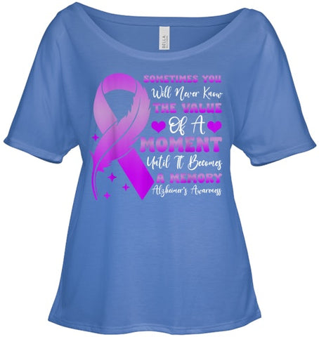 Image of I Wear Purple Alzheimer's Awareness Dementia Disease