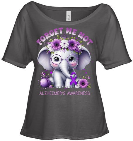 Image of Forget Me Not Alzheimer's Awareness Purple Elephant Flowers