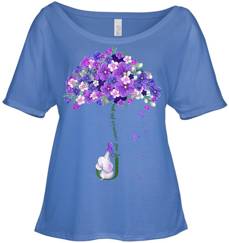 Image of Alzheimer Awareness Cute Elephant I Will Remember For You T Shirt