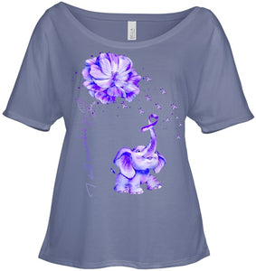 I ll Remember For You Purple Elephant Alzheimer s Awareness T Shirt