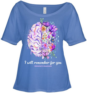 I Will Remember For You Brain Alzheimer's Awareness