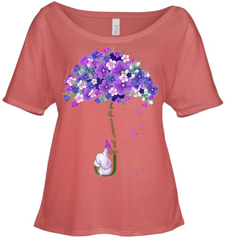 Image of Alzheimer Awareness Cute Elephant I Will Remember For You T Shirt