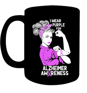 I Wear Purple For Dementia Alzheimers Awareness June