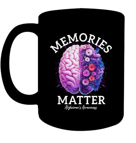 Image of Alzheimer's Awareness Memories Matter Brain Flowers