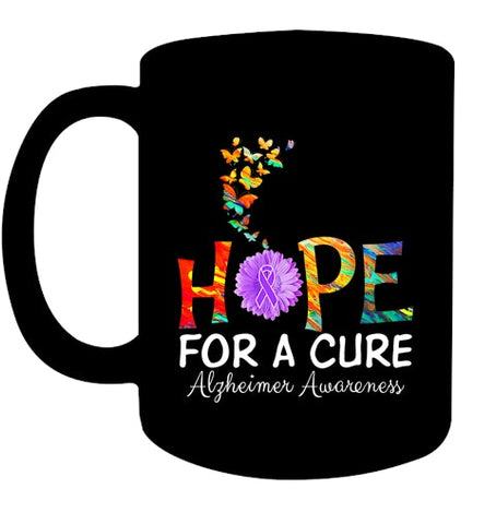 Image of Alzheimer s awareness shirt Hope for a Cure classic Gift T Shirt