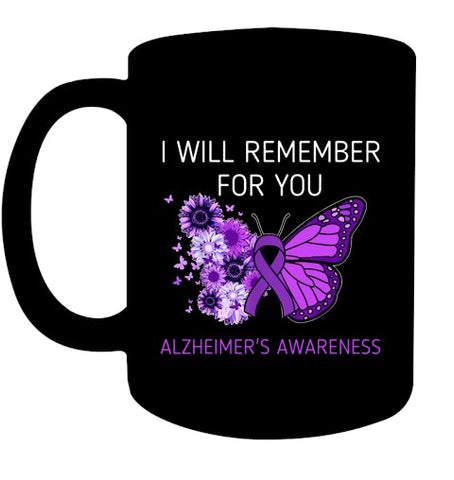 Image of Alzheimer s Awareness I Will Remember you Butterfly Women T Shirt