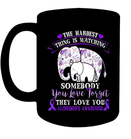 Image of Alzheimer Purple Floral Pansy Dementia Alzheimer s Awareness T Shirt (1)