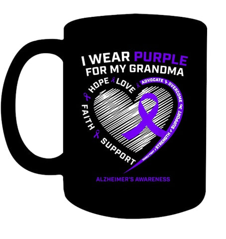 Image of Purple Alzheimers Awareness Products grandma Gifts Men Women