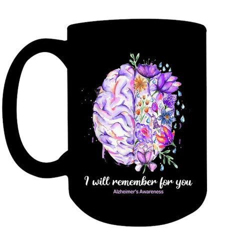 Image of I Will Remember For You Brain Alzheimer's Awareness