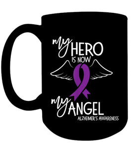 My Hero is now my Angel Alzheimers Awareness T Shirt T shirt T Shirt