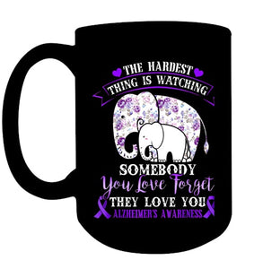 Alzheimer Purple Floral Pansy Dementia Alzheimer s Awareness T Shirt (1)